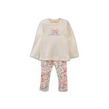 DeFacto Kız Bebek 2li Pijama Takımı Ekru, 3-4 Yaş, H2653A526SP, Ekru-ER99, kız-bebek