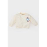 DeFacto Kız Bebek Bisiklet Yaka Baskılı Sweatshirt