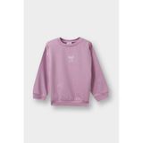 Defacto Kız Bebek Bisiklet Yaka İçi Yumuşak Tüylü Baskılı Sweatshirt E8352a525aupr61 Mor