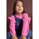 DeFacto Kız Bebek Bisiklet Yaka Triko Kazak, 18-24 AY, F2627A525WN, Pembe-PN280, Bebek-Kızlar