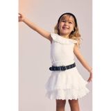 DeFacto Kız Bebek Dantel Yaka Atlet C4010A525SMER105 Ekru