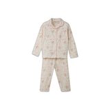 DeFacto Kız Bebek Desenli 2'li Pijama Takımı, 12-18 AY, G8652A526SP, Ekru-ER134, Bebek-Kızlar