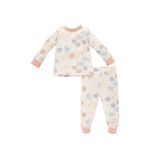 DeFacto Kız Bebek Desenli Penye Uzun Kollu Pijama Takımı