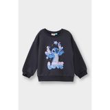 DeFacto Kız Bebek Disney Lilo & Stitch Bisiklet Yaka Sweatshirt G0059A525WN