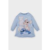 DeFacto Kız Bebek Disney Lilo & Stitch Bisiklet Yaka Uzun Kollu Sweat Elbise D8439A524AU