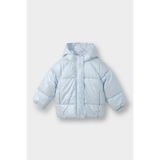 DeFacto Kız Bebek Kapüşonlu Fermuarlı Çıtçıtlı Şişme Mont E7985A525AU - Blue - Dropsuz - 2 - 3 Yaş