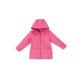 DeFacto Kız Bebek Kız Bebek Su İtici Penye Astarlı Kapüşonlu Mont, Pembe, 9-12 M