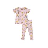 DeFacto Kız Bebek Looney Tunes Kısa Kollu Fitilli Kaşkorse Pijama Takımı Pembe 18-24 Ay