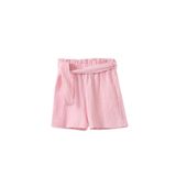 DeFacto Kız Bebek Paperbag Kalıplı Örme Şort, 18-24 AY, H4794A526SM, Pembe-PN186, Kız bebek