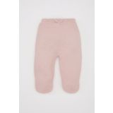 DeFacto Kız Bebek Patikli Beli Lastikli Basic Düz Triko Pantolon C9758A524WN