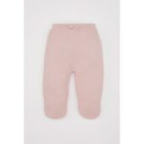Defacto Kız Bebek Patikli Beli Lastikli Basic Düz Triko Pantolon C9758A524WNPR345