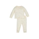 DeFacto Kız Bebek Pijama Takımı Gökkuşağı Baskılı Uzun Kollu Üst Beli Lastikli Uzun Alt E1535a525sp E1535A525SP
