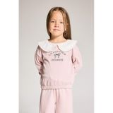 Defacto Kız Bebek Standart Fit Büyük Yaka Baskılı Sweatshirt G1773a525aupr345 Mor