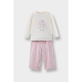 Defacto Kız Bebek Tavşan Baskılı Velur Pijama Takımı, 4/5 Yaş (110cm), F5562A525WN, Bordo, kız-bebek