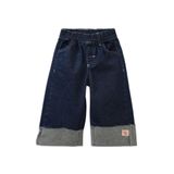 DeFacto Kız Bebek Wide Leg Jean Pantolon, 3-4 Yaş, H2681A526SM, Mavi-NM34, Kız bebek