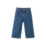 DeFacto Kız Bebek Wide Leg Pamuklu Pantolon Mavi, 2-3 Yaş, H2200A526HS, Mavi-NM34, Kız bebek