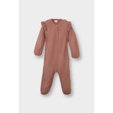 DeFacto Kız Bebek Yenidoğan Uzun Kollu Düğmeli Triko Tulum F3227A525WN - Dark - Dropsuz - 2 - 3 Yaş