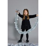 DeFacto Kız Bebek Yılbaşı Temalı Uzun Kollu Kadife Tül Elbise G5036A525WN - 2 - 3 Yaş - Siyah-BK81