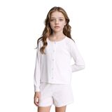DeFacto Kız Çocuk 3'lü Pijama Takımı Ekru, 9-10 Yaş, H4497A826SM, Ekru-ER2, kız-çocuk