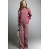 DeFacto Kız Çocuk 90's Wide Leg Gabardin Pantolon G6013A825AU - Bordo-BR82 - 5 - 6 Yaş