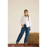 DeFacto Kız Çocuk Baggy Fit Geniş Paça Jean Pantolon F7166A825AU