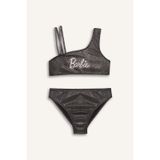 Defacto Kız Çocuk Barbie Bikini Takımı E5224a825hsbk27 Siyah