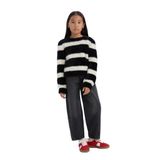 DeFacto Kız Çocuk Barrel Fit Bilek Boy Geniş Bol Paça Jean Pantolon