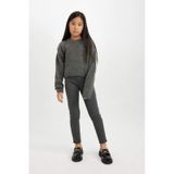 Defacto Kız Çocuk Basic Düz Standart Boy Tayt D3236a824wnbk81 Siyah
