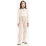 DeFacto Kız Çocuk Baskılı Beli Paçası Lastikli Jogger Eşofman Altı D7012A824WN - 8 - 9 Yaş - Bej-BG186