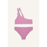DeFacto Kız Çocuk Bikini Takımı, 5/6 Yaş (116cm), E4972A825HS, Pembe, Kız çocuk