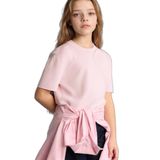 DeFacto Kız Çocuk Bisiklet Yaka Ribana Kazak, 13-14 Yaş, G6858A826SM, Pembe-PN38, Kız Çocuklar