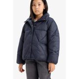 DeFacto Kız Çocuk Çıtçıtlı Cepli Şişme Mont E9812A825AU