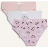 DeFacto Kız Çocuk Desenli 3'lü Slip Külot F8725A825AU - Pink - Dropsuz - 4 - 5 Yaş