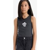DeFacto Kız Çocuk Disney Mickey & Minnie Bisiklet Yaka Atlet E6519A825HS - Antrasit-AR211 - 7 - 8 Yaş
