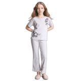 DeFacto Kız Çocuk Disney Mickey Minnie Pijama Takımı, 9-10 Yaş, H2763A826SP, Gri-GR28, kız-çocuk
