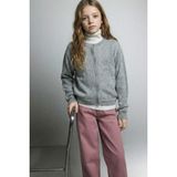DeFacto Kız Çocuk Düğmeli Hırka Gri 7-8 Yaş, 7-8 Yaş, G3827A825WN, Gri-GR2, Kız Çocuklar