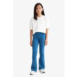 DeFacto Kız Çocuk Flare Fit Fitilli Kaşkorse Pantolon E8301A825AU