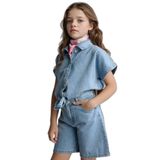DeFacto Kız Çocuk Jean Şort Mavi, 11-12 Yaş, H5580A826SM, Mavi-NM39, Kız çocuk