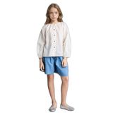 DeFacto Kız Çocuk Jean Şort Mavi Regular Fit Pamuklu, 11-12 Yaş, H3792A826SM, Mavi-NM34, Kız çocuk