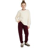 DeFacto Kız Çocuk Jogger Fit Penye Pantolon Bordo, 5-6 Yaş, G0337A826SP, Bordo-BR115, Kız çocuk