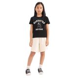 DeFacto Kız Çocuk Kargo Fit Sweatshirt Kumaşı Şort, 5-6 Yaş, B0840A824HS, Ekru-ER233, Kız çocuk