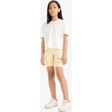 DeFacto Kız Çocuk Kısa Boy Tayt E5727A825HS - Sarı - Dropsuz - 13 - 14 Yaş