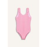 DeFacto Kız Çocuk Mayo, 5/6 Yaş (116cm), G5748A826HS, Pembe, Kız çocuk
