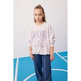 DeFacto Kız Çocuk NBA Chicago Bulls Oversize Geniş Kalıp Bisiklet Yaka Sweatshirt C0802A824SP