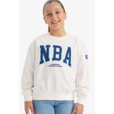 DeFacto Kız Çocuk NBA Wordmark Oversize Geniş Kalıp Bisiklet Yaka Sweatshirt F3200A825AU