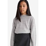 DeFacto Kız Çocuk Oversize Triko Kazak, 7-8 Yaş, E7739A825AU, Gri-GR28, Kız Çocuklar