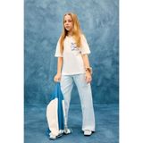 DeFacto Kız Çocuk Paperbag Kargo Geniş Paça Jean Pantolon E5883A825AU