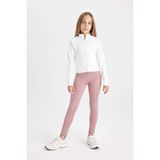 DeFacto Kız Çocuk Pembe Cepli Tayt, 13-14 Yaş, C9638A824AU, Pembe-PN429, kız-çocuk