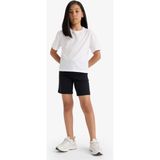 DeFacto Kız Çocuk Relax Fit Beli Lastikli Basic Düz Şort D9058A825HS - Siyah-BK81 - Dropsuz - 7 - 8 Yaş