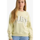 DeFacto Kız Çocuk Relax Fit Bisiklet Yaka Baskılı Sweatshirt E6760A825AU - Yeşil-GN1236 - 9 - 10 Yaş